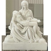 Marmorni kip Pieta za ciganski spomenik