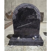 Nagrobni kamen s črkami Bahama Blue po meri